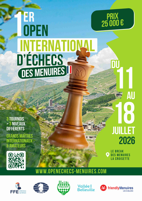 1er Open International d’Échecs des Menuires